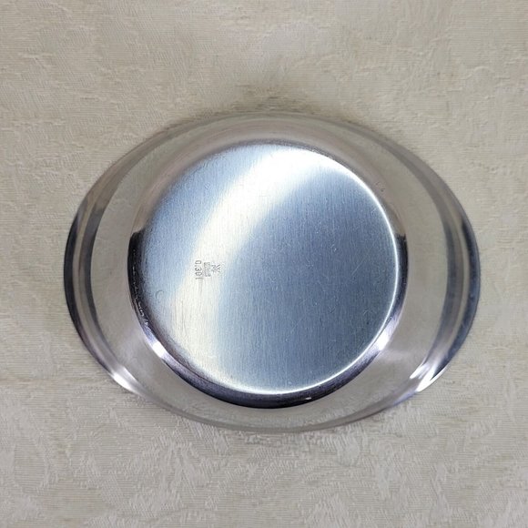 Cromargan Germany Stainless Steel Plate Tray Bowl 10 oz Tray Vintage WMF Used - Picture 6 of 11